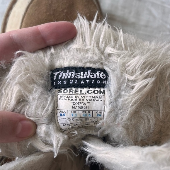 Sorel Tootega NL1460 Suede Leather Winter Boot 9.5 - Picture 6 of 13